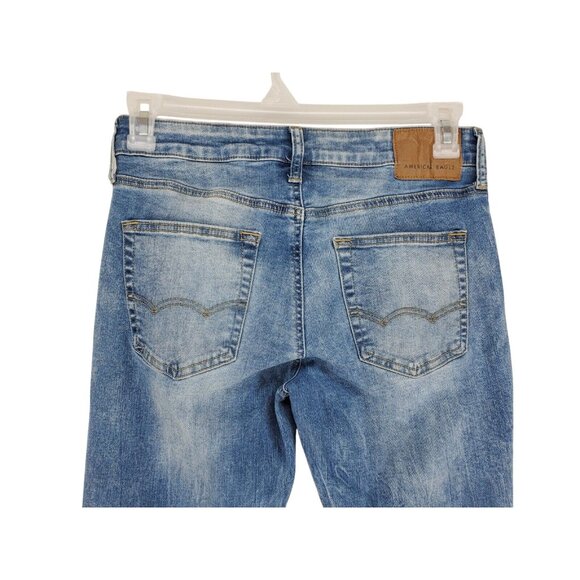 American Eagle Jeans Men's Size 30/32 Slim Next Level Flex Light Wash - Picture 4 of 7
